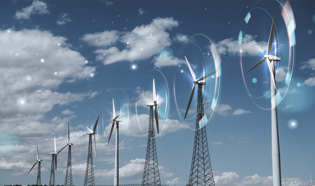 Wind turbine energy logistics